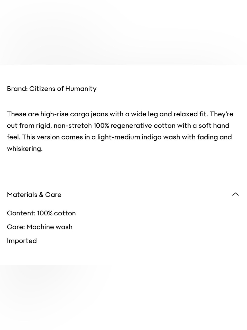 Citizens of Humanity Ayla Cargo Jean Pant - Picture 6 of 12
